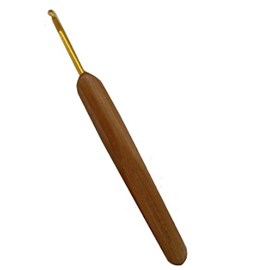 Agulha croche cabo bambu 4 mm 
