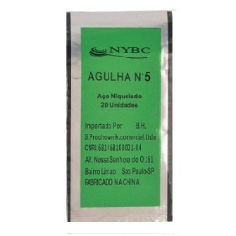 Agulha mão n.04 nybc c/ 20 unds