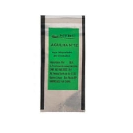 Agulha mão n.12 nybc c/ 20 unds Agulha mão n.12 nybc c/ 20 unds