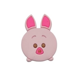 Aplique emborrachado carinha porquinho - 3 x 4 cm c/ 10 unds