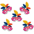 Aplique emborrachado carnaval -diversos c/ 10 unds 