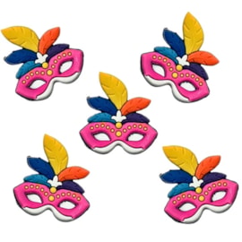 Aplique emborrachado carnaval -diversos c/ 10 unds 
