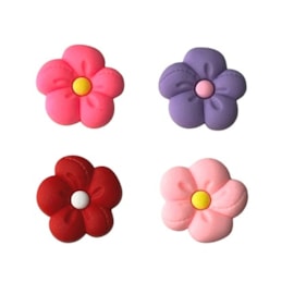  aplique emborrachado flor  - 2,5 cm c/ 10 unds