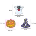 Aplique emborrachado j.m halloween c/ 05 unds  Aplique emborrachado j.m halloween c/ 05 unds