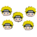 Aplique emborrachado naruto 3,5 x 4,5 cm c/ 10 unds