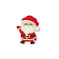 Aplique emborrachado p.noel - 3 x 4 cm c/ 10 unds