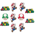 Aplique emborrachado super mario sortido c/ 10 unds