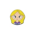 Aplique emborrachado yama rosto  rapunzel c/ 10 unds