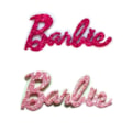 Aplique nome  barbie e.v.a - 5 x 2 cm c/ 5 unds