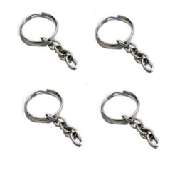 Argola de chaveiro em metal melaço c/ 100 unds