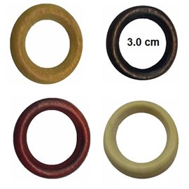 Argola madeira rrl n.0 diametro: 20 mm c/ 50 unds
