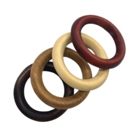 Argola madeira rrl n.2 diametro 50 mm cm c/ 25 unds