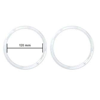 Argola plastica ritas  - 120 mm c/ 12 unds