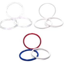 Argola plastica ritas diametro 100 mm c/ 24 unds