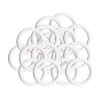Argola plastica ritas diametro 20 mm c/ 144 unds