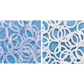 Argola plastica ritas diametro: 30 mm pct c/ 72 unds