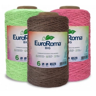 Barbante euroroma colorido nº6 1,8 kg