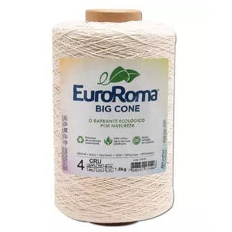 Barbante euroroma cru 4/4 - 1.8 kgs
