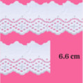 Bordado em algodão fornecedor: luli 112200 larg.: 6.60 cm  c/ 13,7 mts