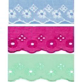 Bordado em poliester luli 5005 larg. 5 cm  c/ 13.7 mts