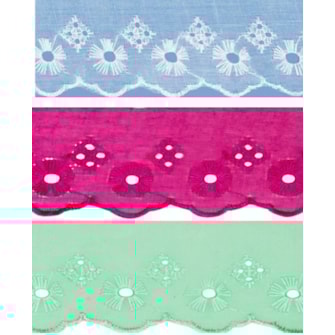 Bordado em poliester luli 5005 larg. 5 cm  c/ 13.7 mts