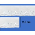 Bordado poliester luli ref.2506-  larg 2,5 cm  c/ 13,70 mts