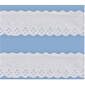 Bordado poliester luli ref. 7004-  larg 7,5 cm  c/ 13,70 mts