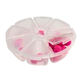 Caixa organizadora plastico ut 633 - 10.3 x 2.6 x 2,8 cm - 8 divisórias