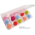 Caixa organizadora plastico ut 896 -17 x 9 -7x 2 cm - 15 divisórias