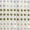 Cartela adesiva girassol 12 mm c/ 45 unds Cartela adesiva girassol 12 mm c/ 45 unds