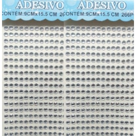 Cartela adesivo strass ref .br-5 tam. 5 mm c/ 266 unds Cartela adesivo strass ref .br-5 tam. 5 mm c/ 266 unds