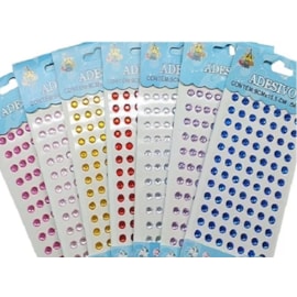 Cartela adesivo strass ref. dia-6 tam. 6 mm c/ 192 unds Cartela adesivo strass ref. dia-6 tam. 6 mm c/ 192 unds