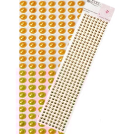 Cartela meia perola auto colante n.06 c/ 320 pcs