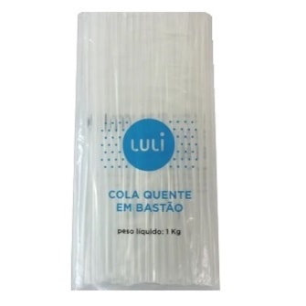 Cola quente em bastão fina pacote c/ 1 kg