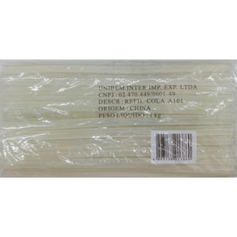 Cola quente em bastão grossa a 101  pacote c/ 1,0 kg