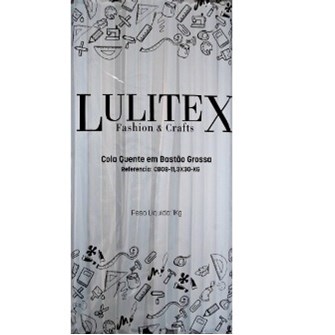 Cola quente em  bastão grossa (luli)- lulitex  pct c/ 1,0 kg