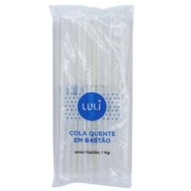 Cola quente em bastão grossa  pct c/ 1 kg