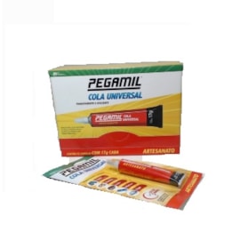 Cola universal pegamil c/ 12 uns de 17grs Cola universal pegamil c/ 12 uns de 17grs