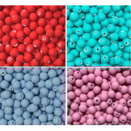 Conta bola emborrachada tam: 8,00 mm pct c/ 50 grs Conta bola emborrachada tam: 8,00 mm pct c/ 50 grs