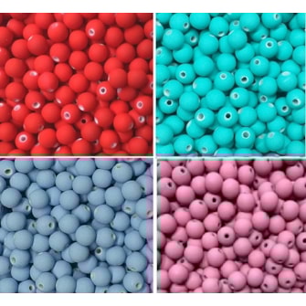 Conta bola emborrachada tam: 8,00 mm pct c/ 50 grs Conta bola emborrachada tam: 8,00 mm pct c/ 50 grs