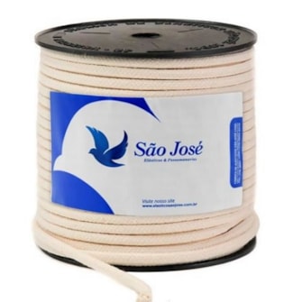 Cordão algodão cru 5 mm c/ 50 mts Cordão algodão cru 5 mm c/ 50 mts