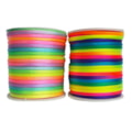 Cordão cetim  multicolor -  3 mm c/ 25 mts Cordão cetim  multicolor -  3 mm c/ 25 mts