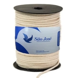 Cordão de algodão cru 3 mm c/ 50 mts Cordão de algodão cru 3 mm c/ 50 mts
