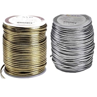 Cordão metal. tam. 2 c/ 50 mts