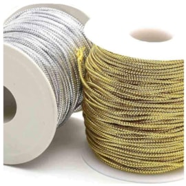 Cordao metalizado ref. cm 201/202- 1,5mm x 50metros