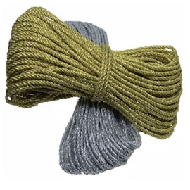 Cordão s.josé 01/10f metalizado - 5 mm c/ 10 mts Cordão s.josé 01/10f metalizado - 5 mm c/ 10 mts