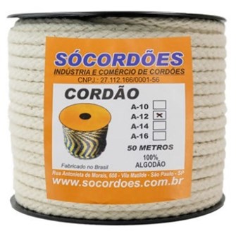 Cordçao algodão a-12 50 mts