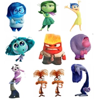 Decalque termocolante divertidamente  tam p - c/ 10 unds  Decalque termocolante divertidamente  tam p - c/ 10 unds