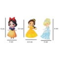 Decalque termocolante princesas - 4,5 x 2 cm  tam p - c/ 10 unds 