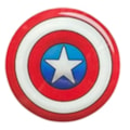 BRASÃO CAPITÃO AMERICA (7 X 7 CM )
